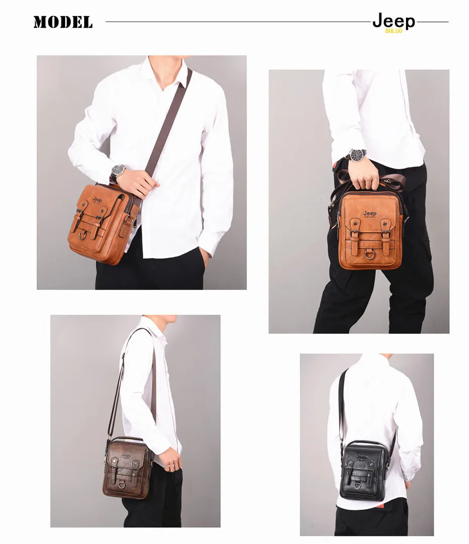 Multi-function Business Handbags Men New Man's Shoulder Bag - Hiddengem