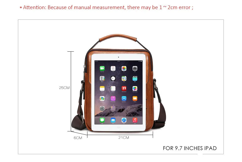 Multi-function Business Handbags Men New Man's Shoulder Bag - Hiddengem