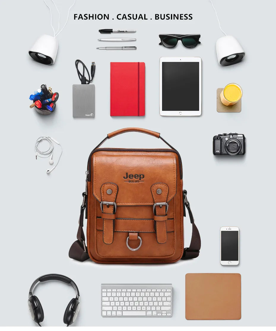 Multi-function Business Handbags Men New Man's Shoulder Bag - Hiddengem