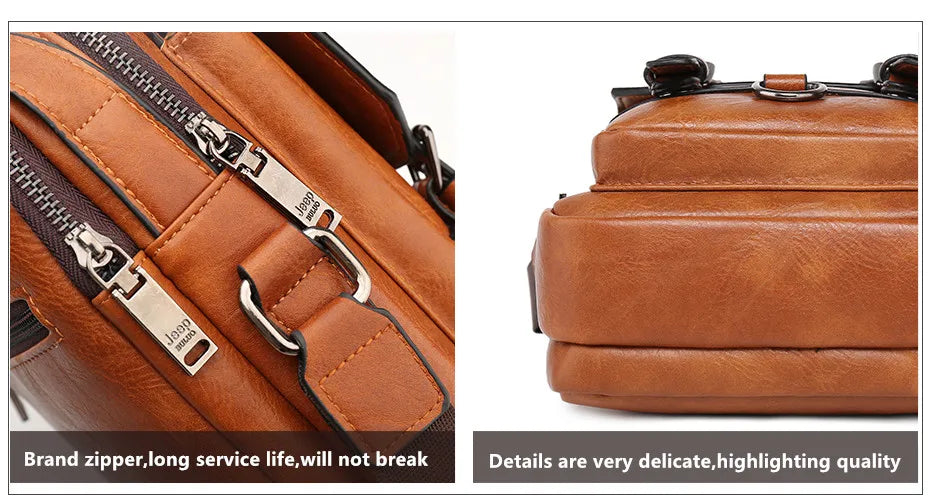 Multi-function Business Handbags Men New Man's Shoulder Bag - Hiddengem