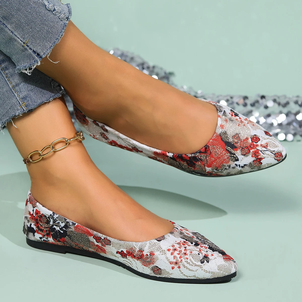 Soft-soled Flat Shoes Retro Pointed - Hiddengem