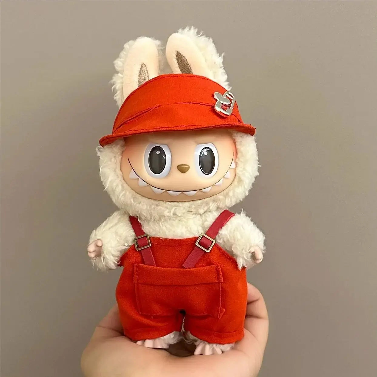 2025 New Labubu Clothing Popular New Products Fashion Velcro 17cm Doll Cute Dress Casual Set Skirt Plush Toy Clothing