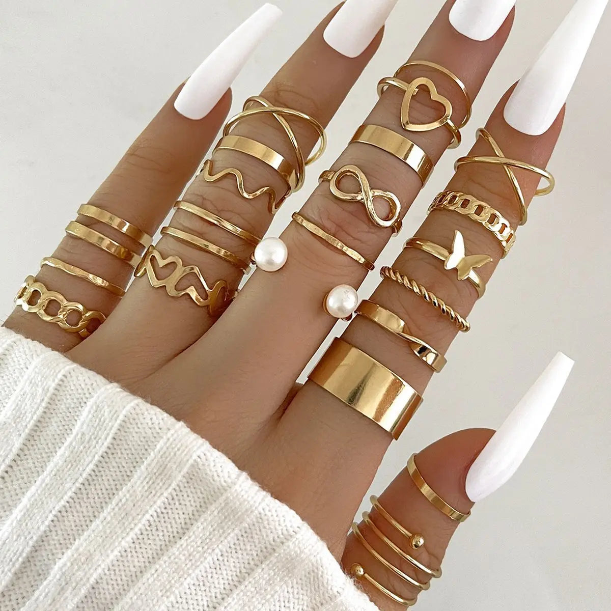 Boost fashion ring sets - Hiddengem
