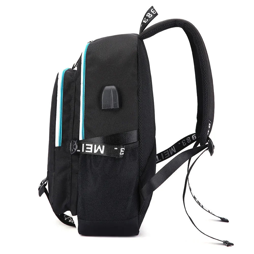Demon Slayer Backpack Set - 3PC Anime School Bag Collection - Hiddengem