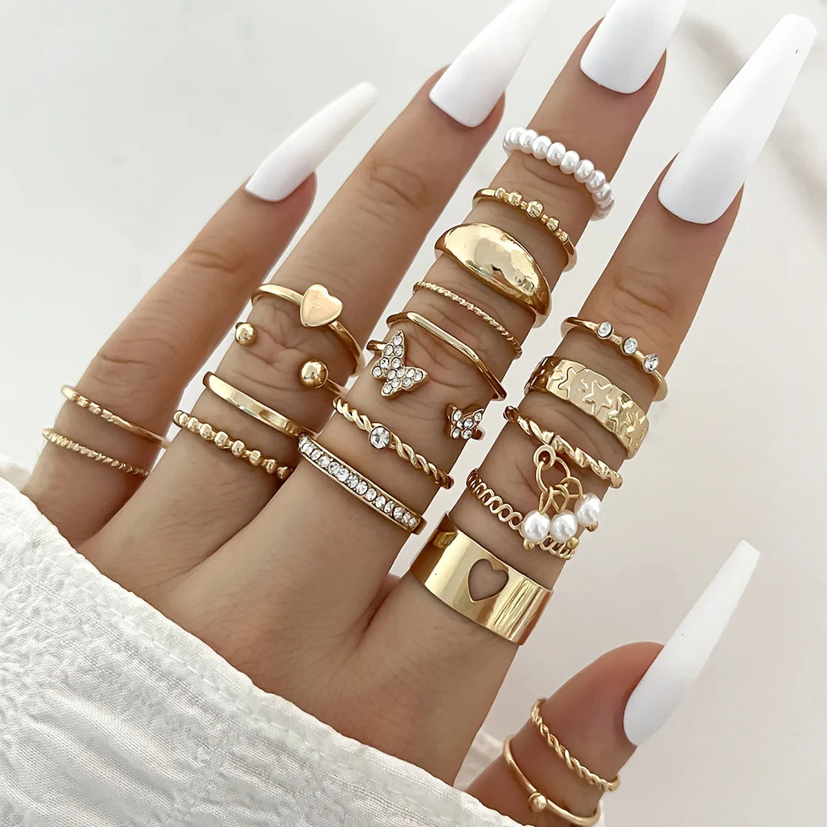 Boost fashion ring sets - Hiddengem