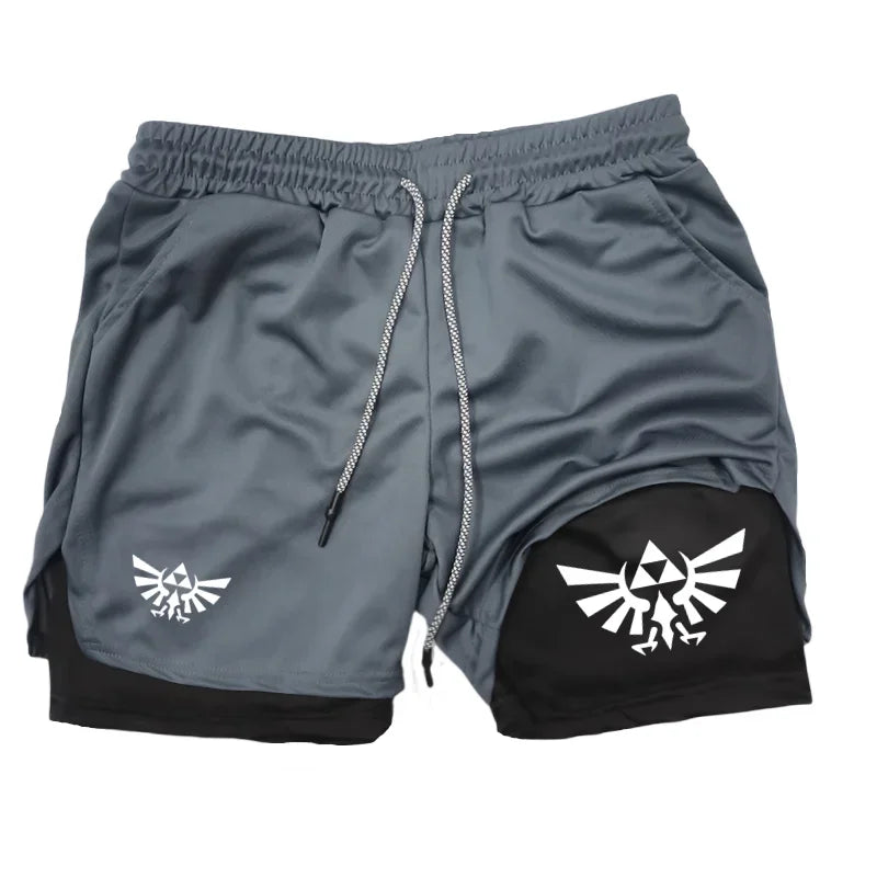 New Z-Zelda Men's Sports Fitness Shorts - Hiddengem