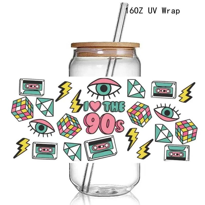 4+ Fashion Singers 90S Rap Uv Dtf Cup Wraps Transfer - Hiddengem