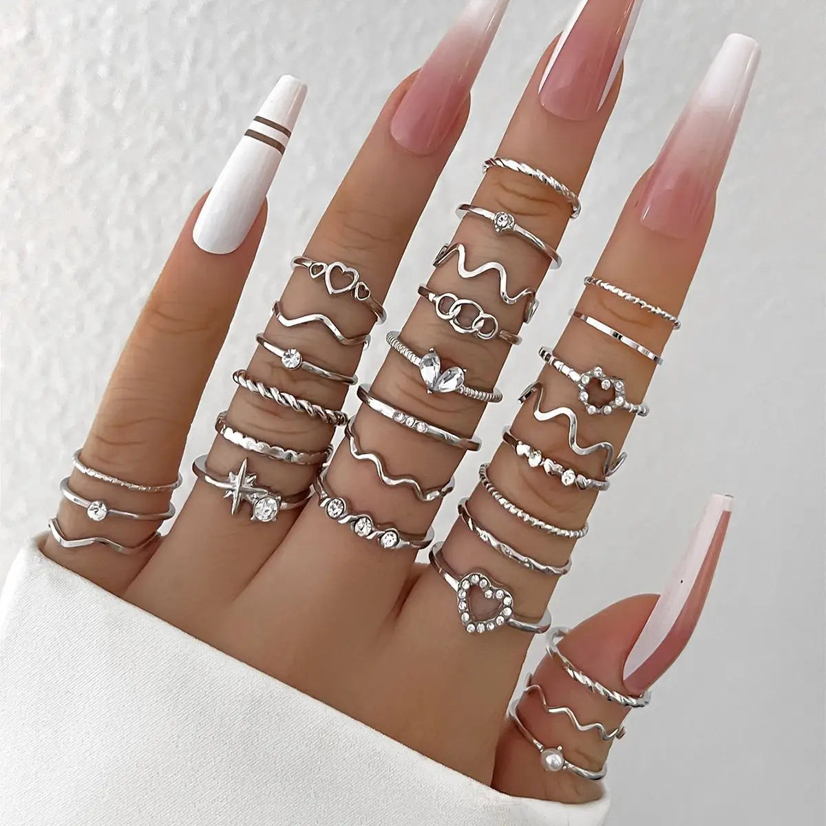 Boost fashion ring sets - Hiddengem