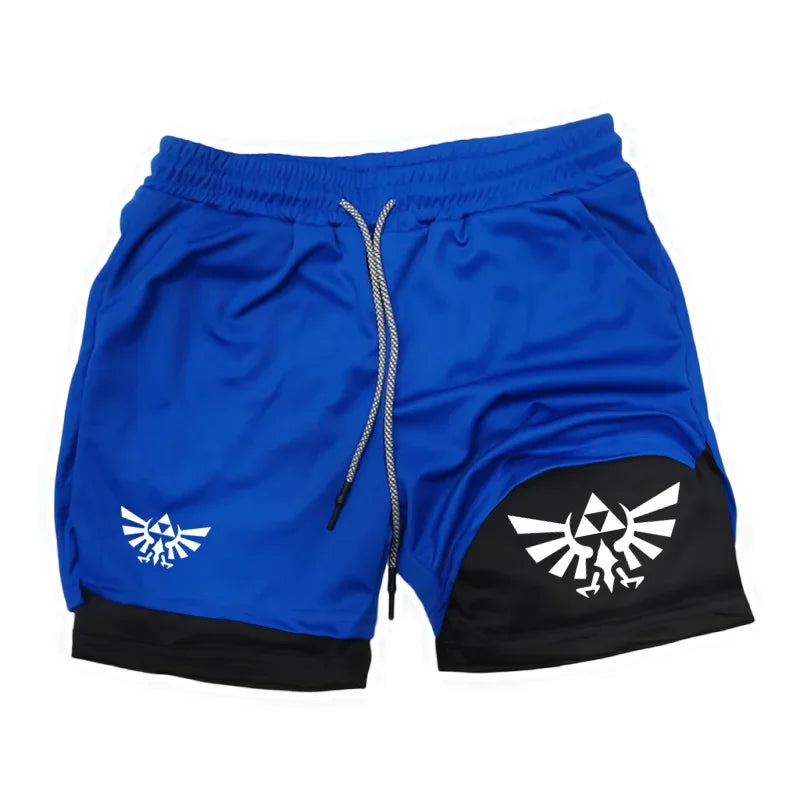 New Z-Zelda Men's Sports Fitness Shorts - Hiddengem