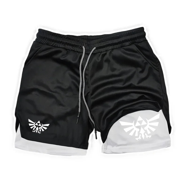 New Z-Zelda Men's Sports Fitness Shorts - Hiddengem
