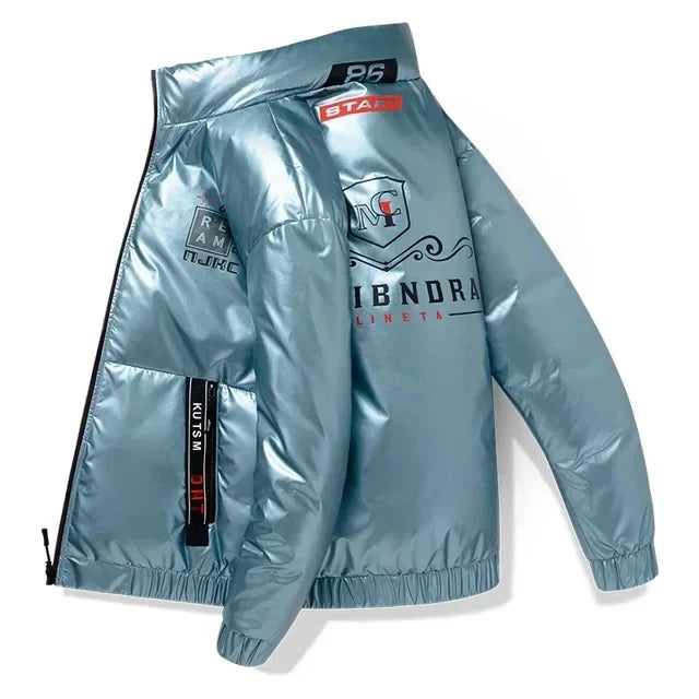 Leather Men Thicken Warm Winter Coat - Hiddengem