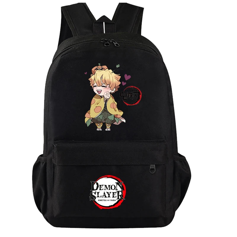 Demon Slayer Backpack Set - 3PC Anime School Bag Collection - Hiddengem