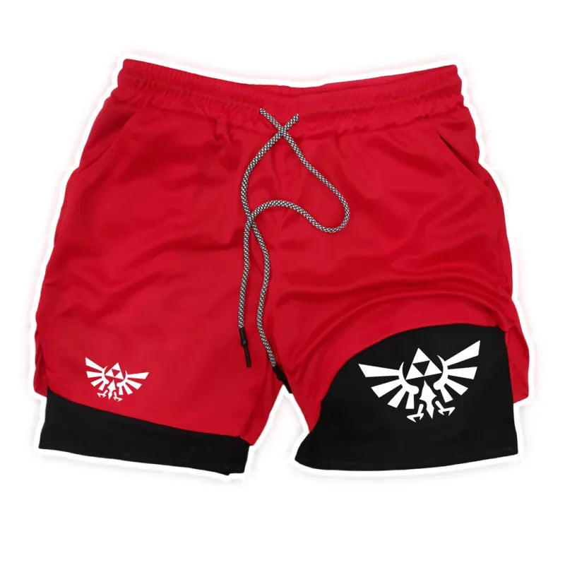 New Z-Zelda Men's Sports Fitness Shorts - Hiddengem