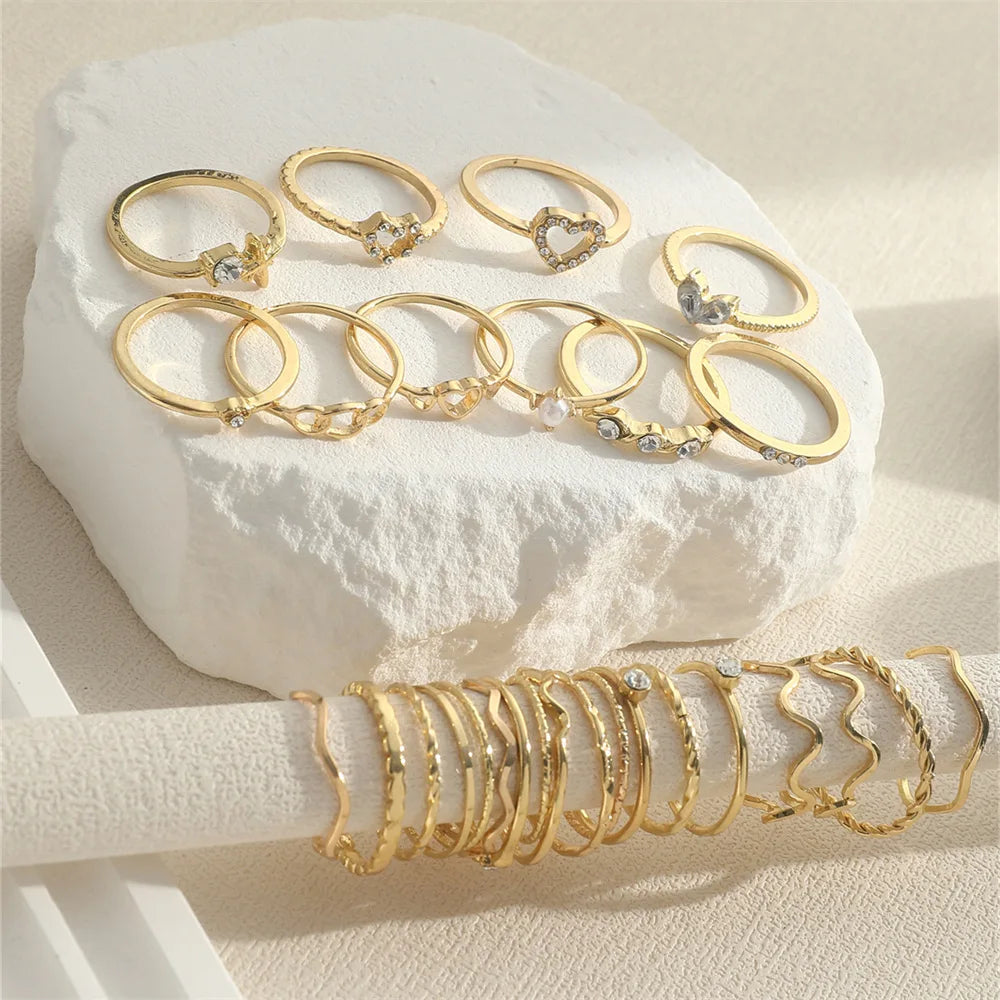 Boost fashion ring sets - Hiddengem
