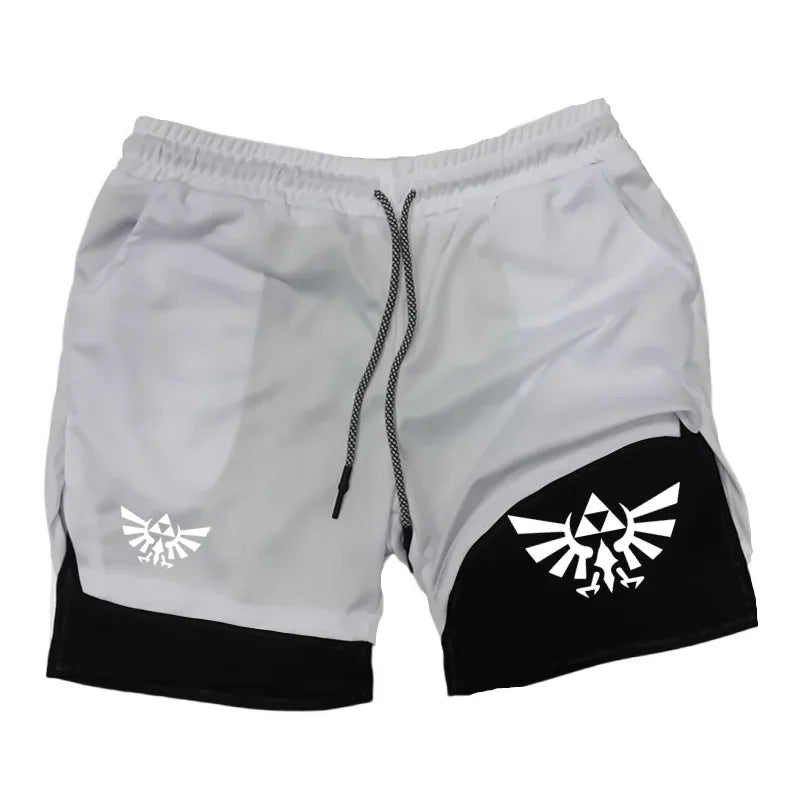 New Z-Zelda Men's Sports Fitness Shorts - Hiddengem