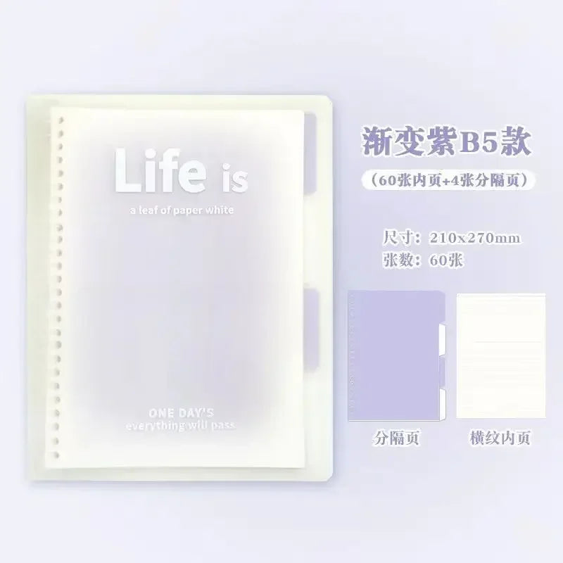 Loose Leaf Journal Notebook - Hiddengem