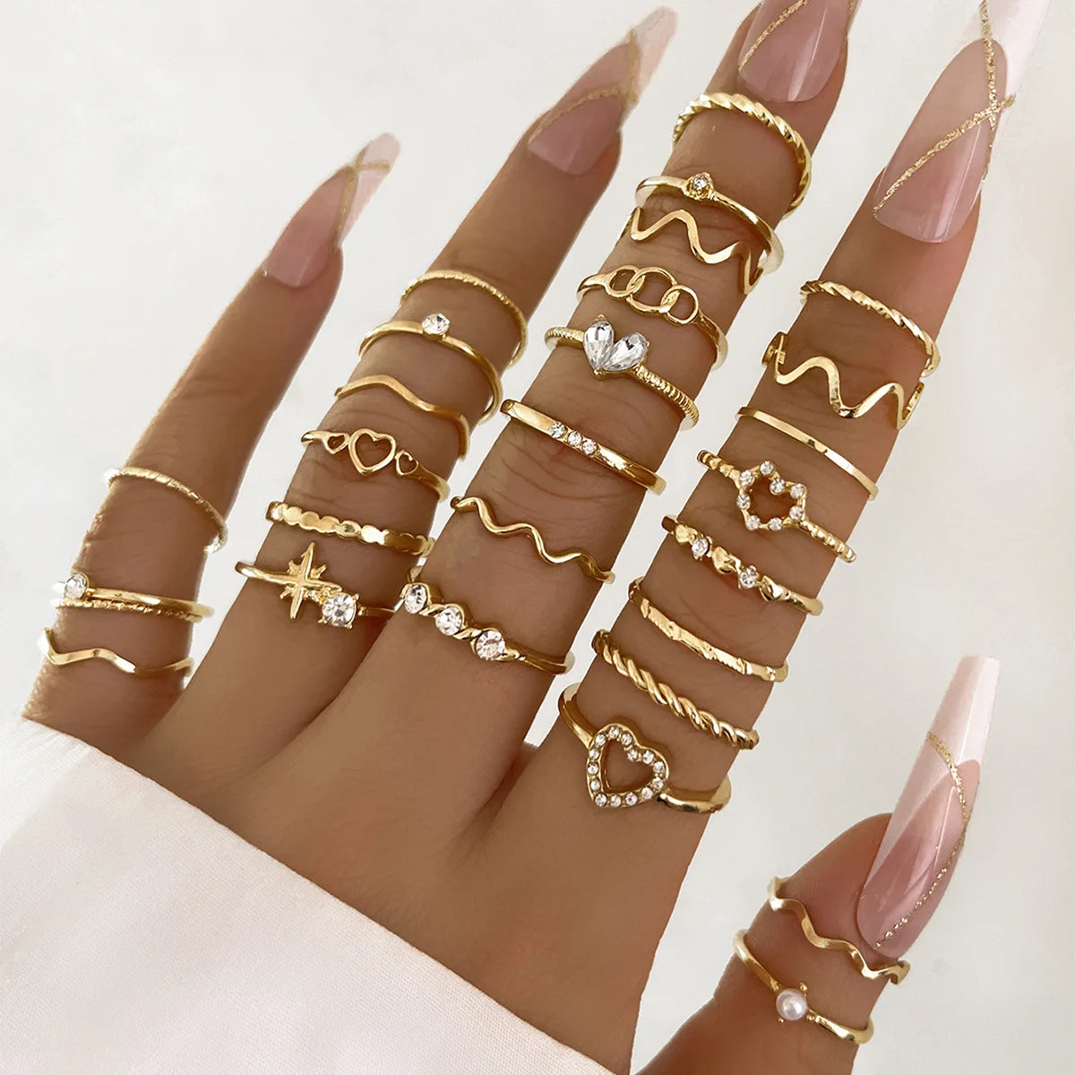 Boost fashion ring sets - Hiddengem