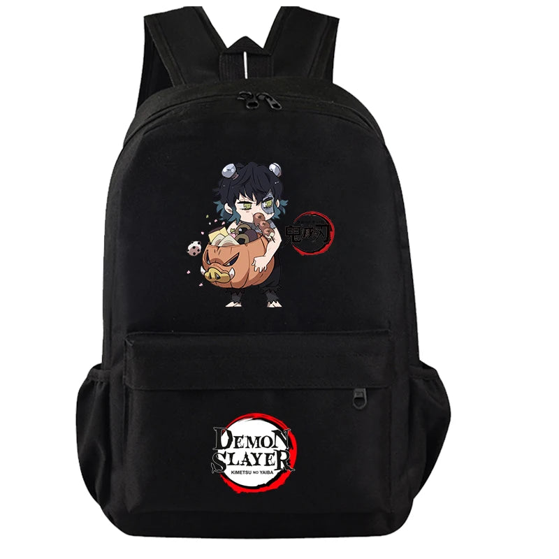 Demon Slayer Backpack Set - 3PC Anime School Bag Collection - Hiddengem