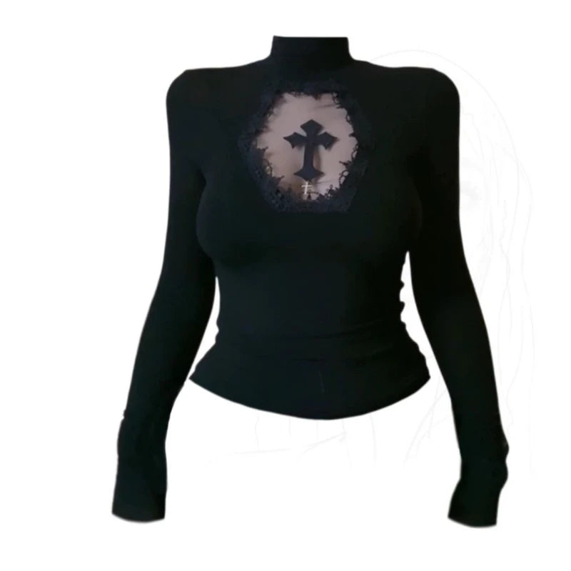 Dark Gothic Lolita 2 Piece - Hiddengem