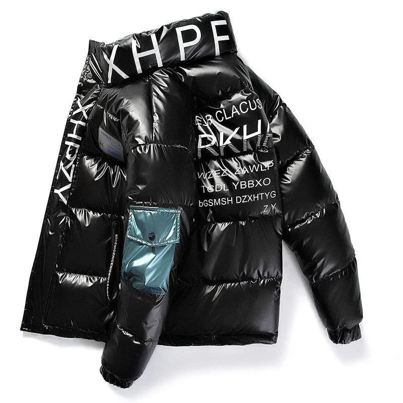 Leather Men Thicken Warm Winter Coat - Hiddengem