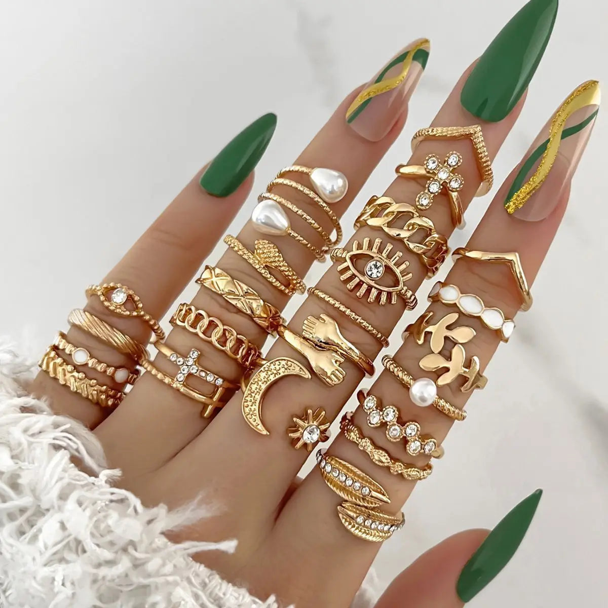 Boost fashion ring sets - Hiddengem