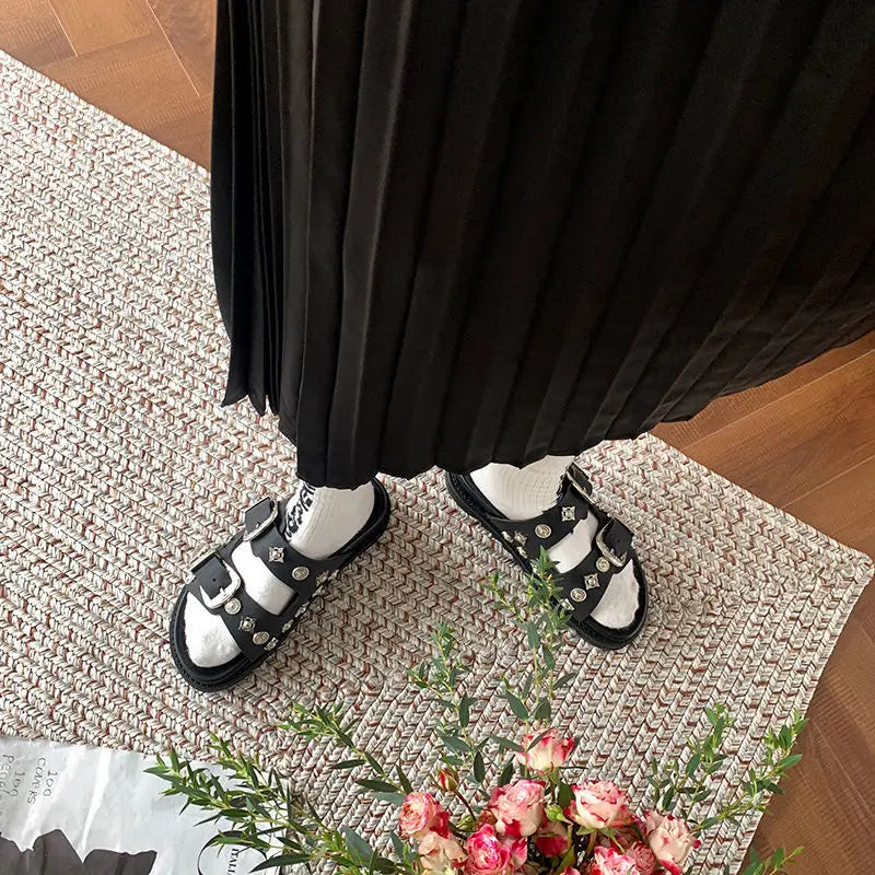 Fashion Women Slippers Street Punk - Hiddengem