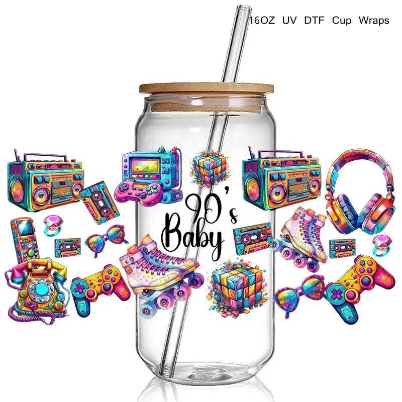 4+ Fashion Singers 90S Rap Uv Dtf Cup Wraps Transfer - Hiddengem