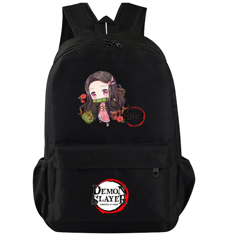 Demon Slayer Backpack Set - 3PC Anime School Bag Collection - Hiddengem