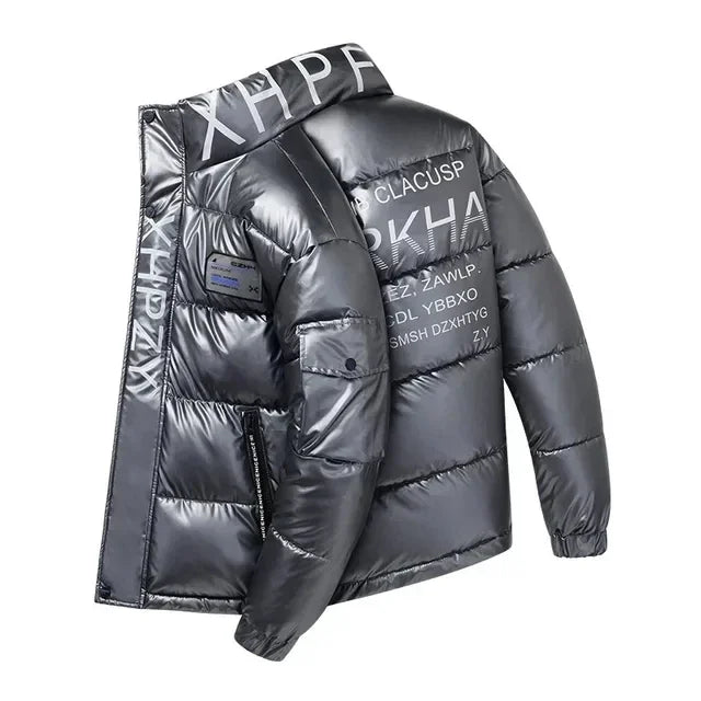 Leather Men Thicken Warm Winter Coat - Hiddengem