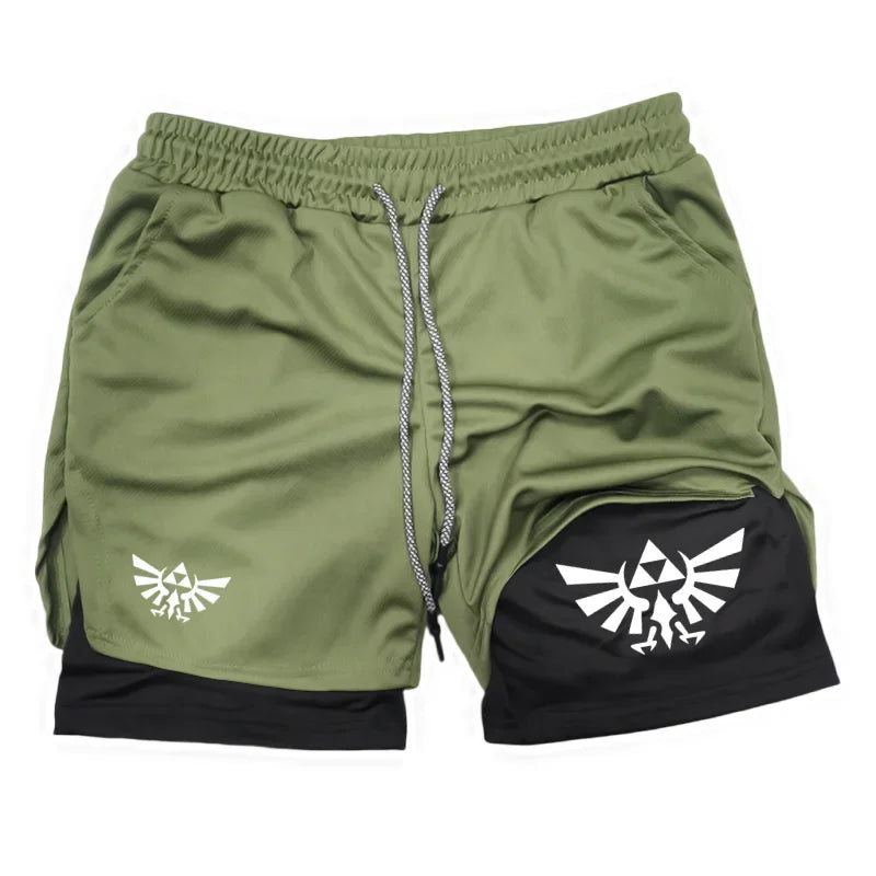 New Z-Zelda Men's Sports Fitness Shorts - Hiddengem