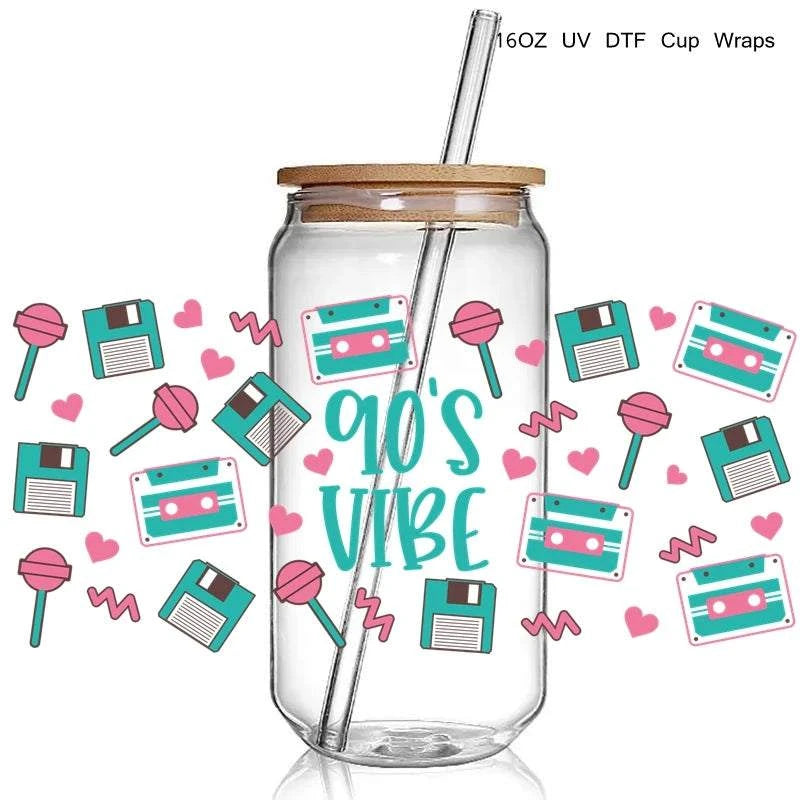 4+ Fashion Singers 90S Rap Uv Dtf Cup Wraps Transfer - Hiddengem