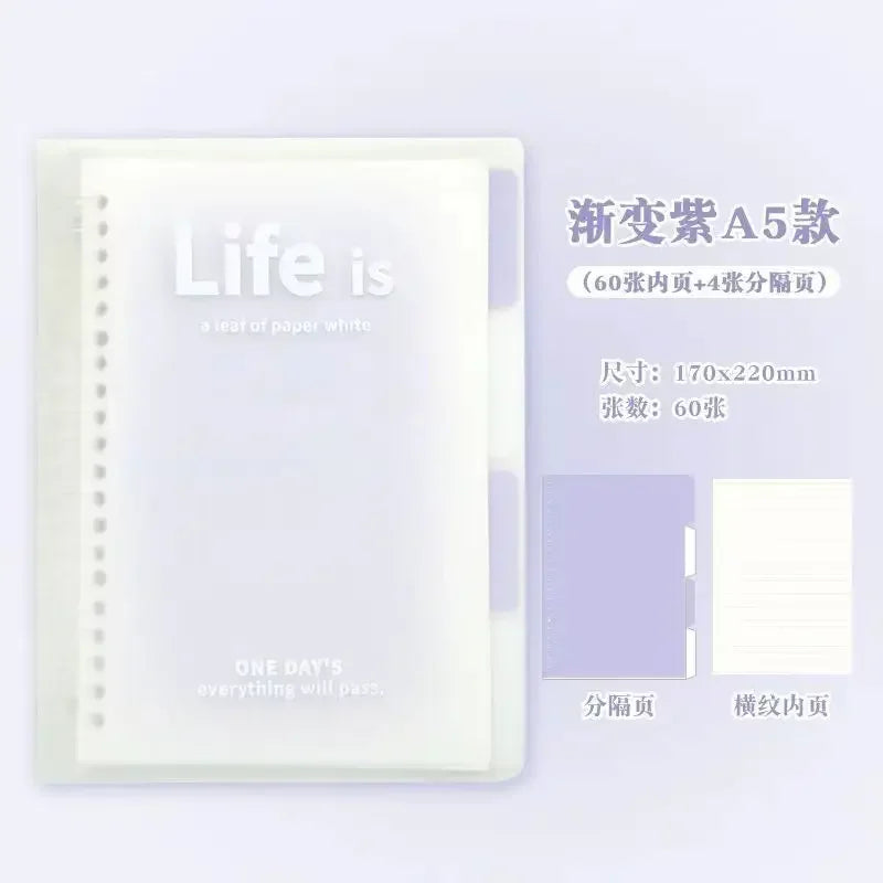 Loose Leaf Journal Notebook - Hiddengem