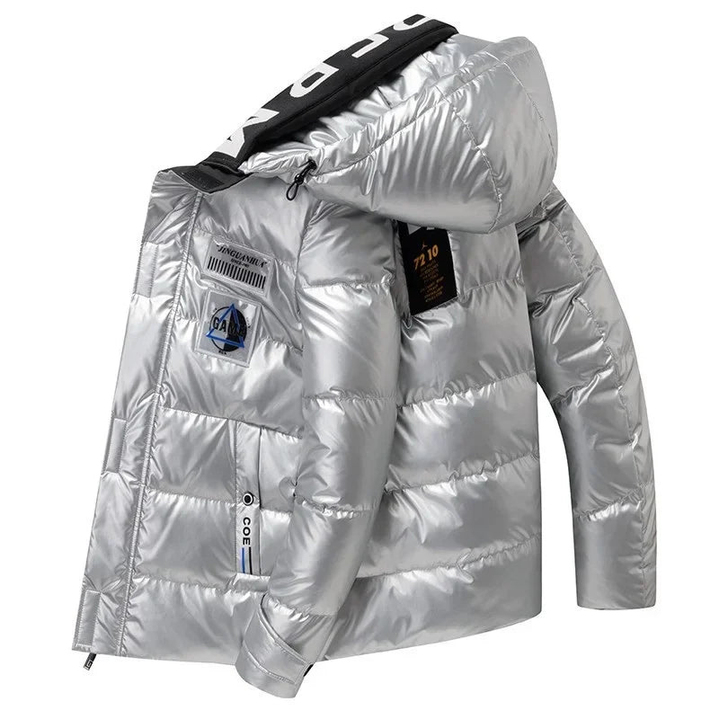 Leather Men Thicken Warm Winter Coat - Hiddengem