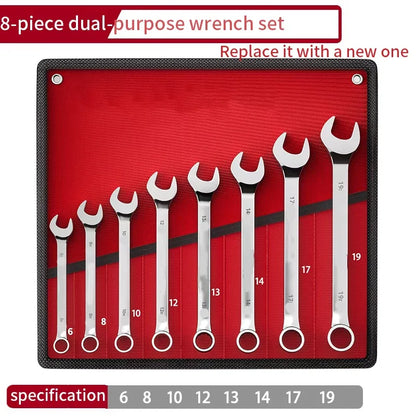 Wrench Set with Roll-Up Pouch, 6-24mm, - Hiddengem