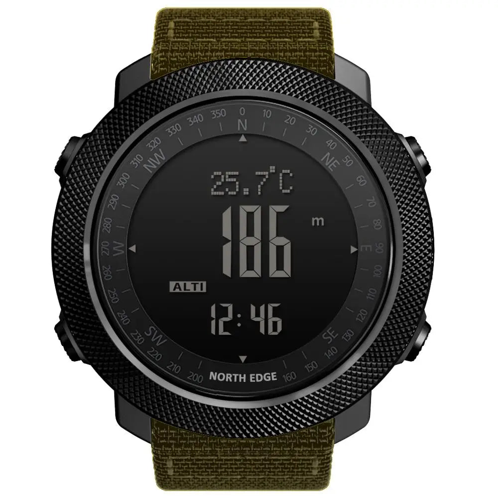 NORTH EDGE Men's sport Digital watch Hours Active lifestyle - Hiddengem