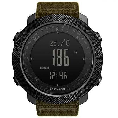 NORTH EDGE Men's sport Digital watch Hours Active lifestyle - Hiddengem