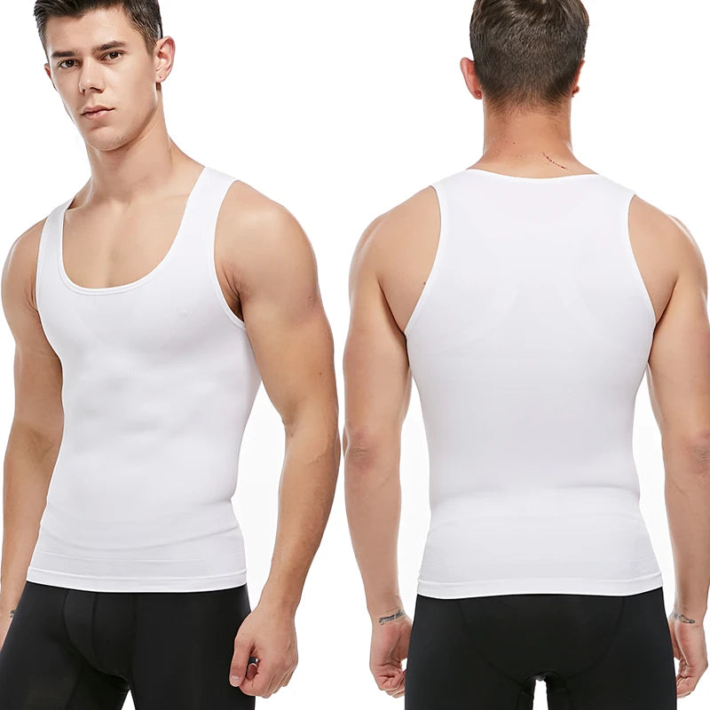 Men's shaper Underwear Waist Trainer Corrective Posture Vest Corset - Hiddengem