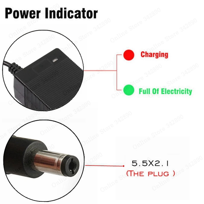 36V 2A battery charger Output 42V 2A Charger - Hiddengem