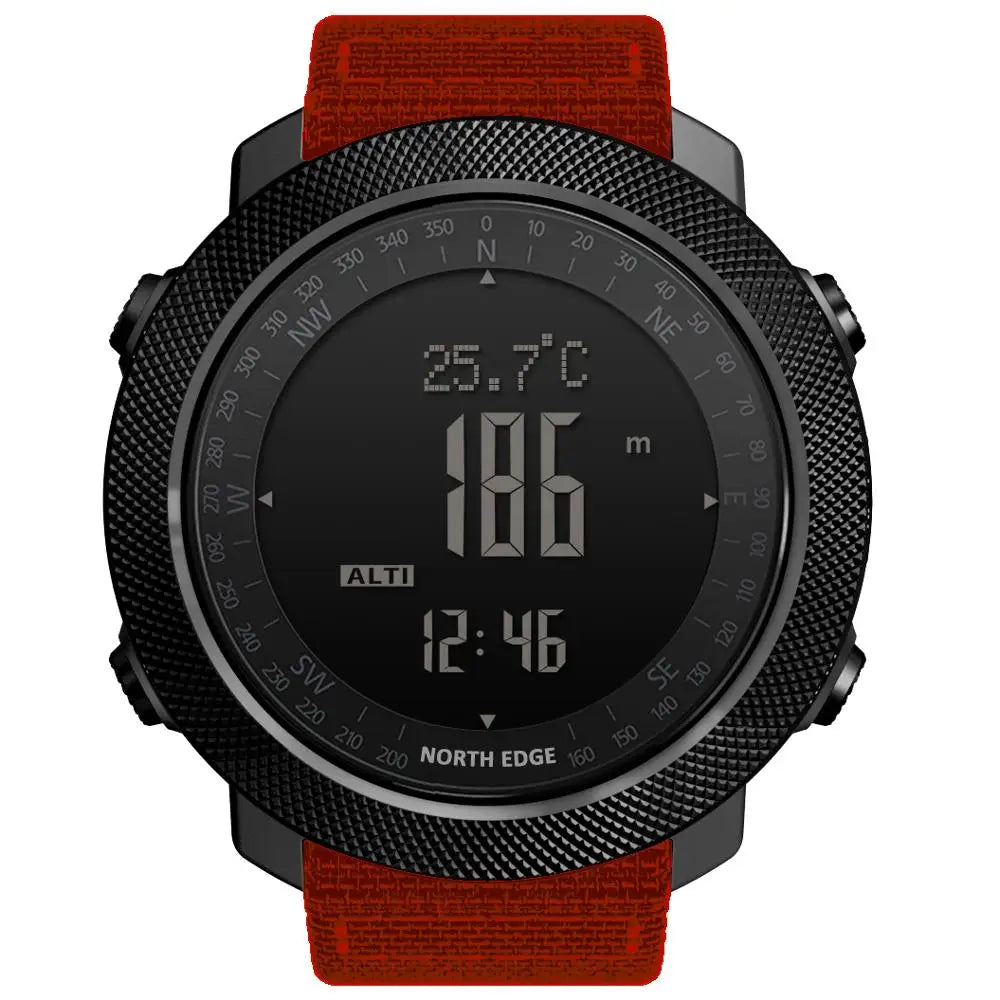NORTH EDGE Men's sport Digital watch Hours Active lifestyle - Hiddengem