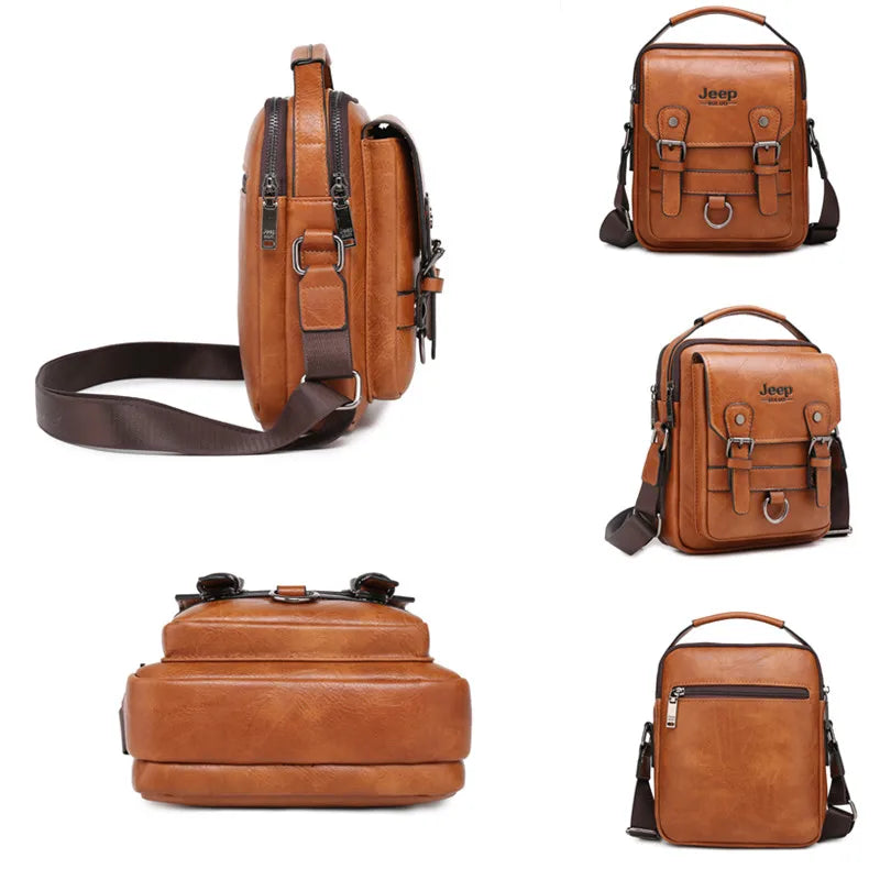 Multi-function Business Handbags Men New Man's Shoulder Bag - Hiddengem