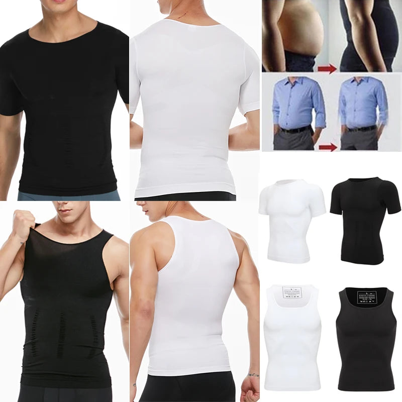 Men's shaper Underwear Waist Trainer Corrective Posture Vest Corset - Hiddengem
