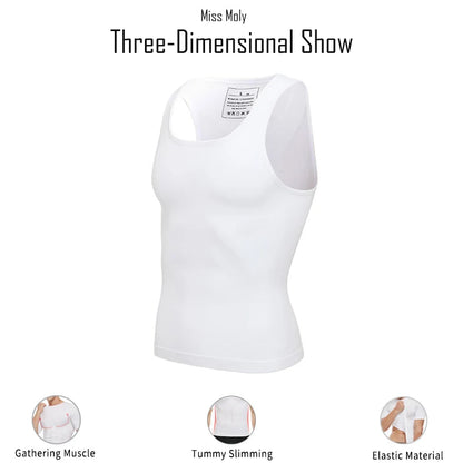 Men's shaper Underwear Waist Trainer Corrective Posture Vest Corset - Hiddengem