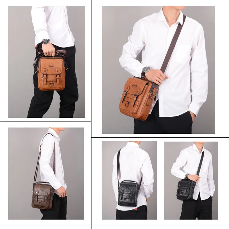 Multi-function Business Handbags Men New Man's Shoulder Bag - Hiddengem