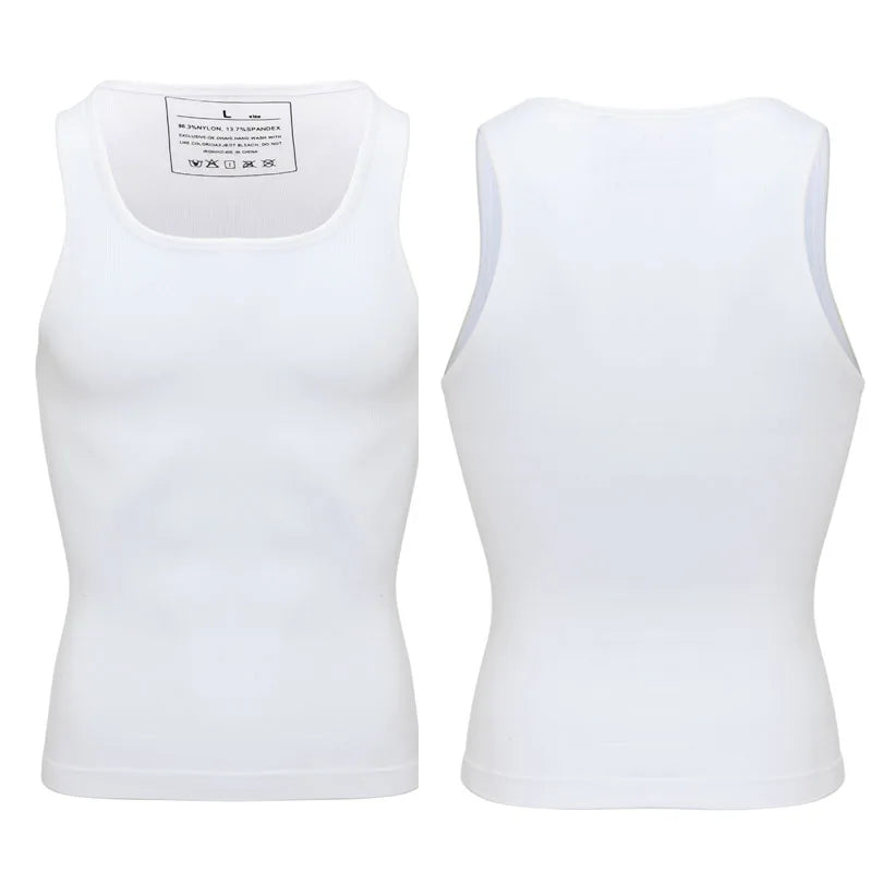 Men's shaper Underwear Waist Trainer Corrective Posture Vest Corset - Hiddengem