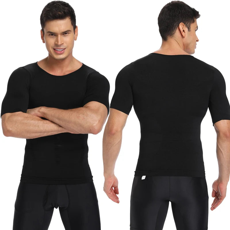 Men's shaper Underwear Waist Trainer Corrective Posture Vest Corset - Hiddengem