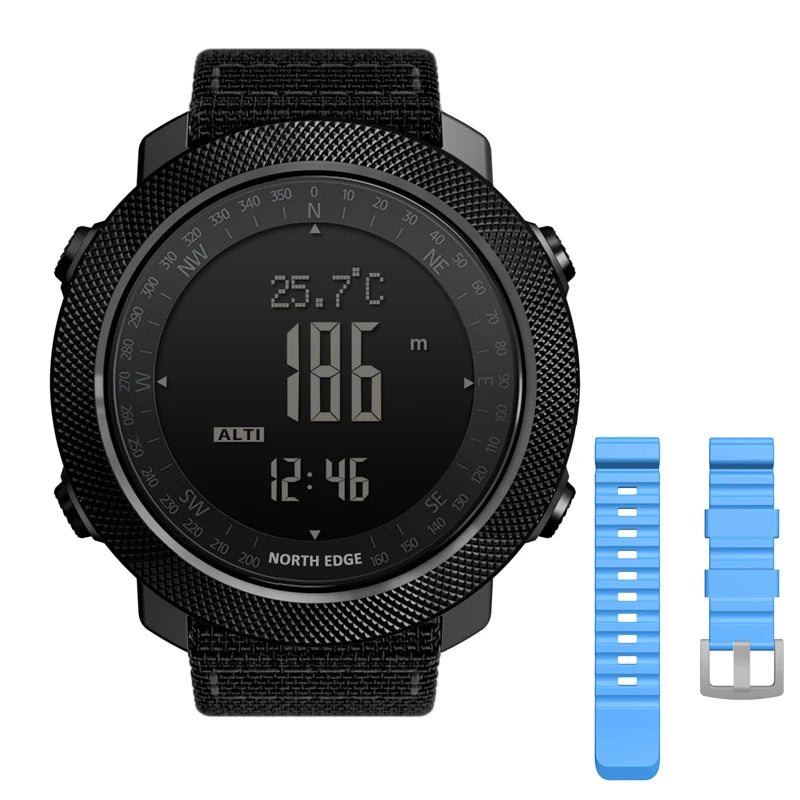 NORTH EDGE Men's sport Digital watch Hours Active lifestyle - Hiddengem