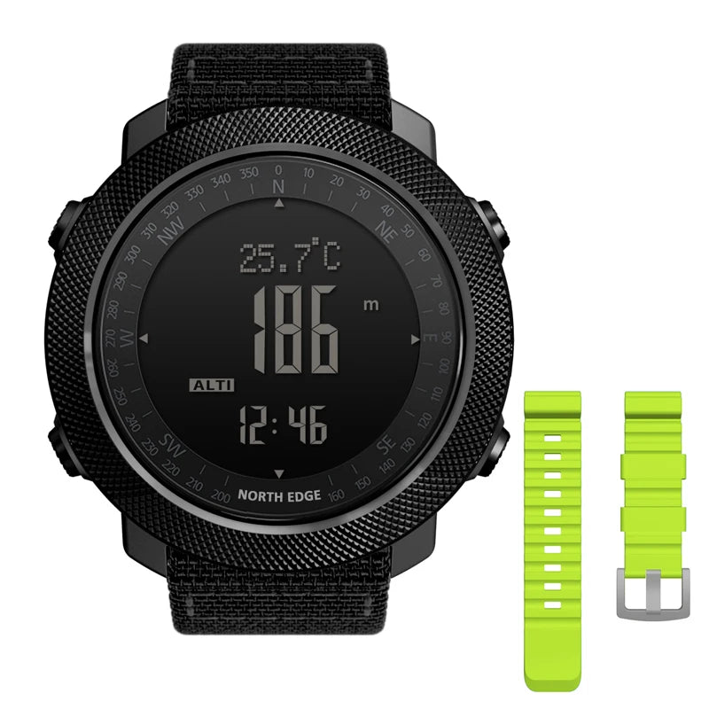 NORTH EDGE Men's sport Digital watch Hours Active lifestyle - Hiddengem