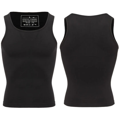 Men's shaper Underwear Waist Trainer Corrective Posture Vest Corset - Hiddengem