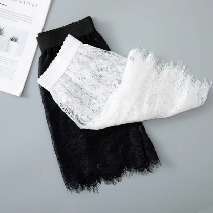 Mesh Lace Transparent Mini Tulle Skirt - Hiddengem