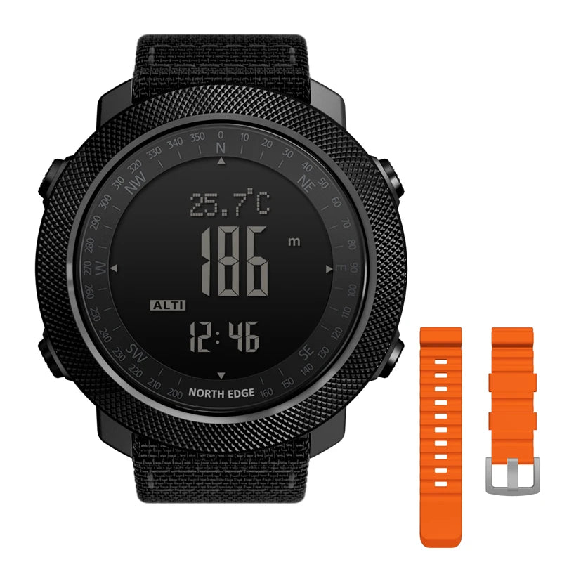 NORTH EDGE Men's sport Digital watch Hours Active lifestyle - Hiddengem
